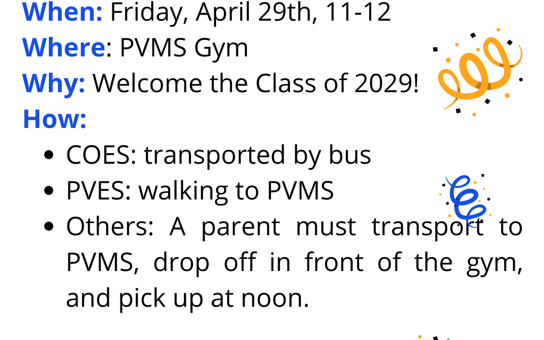 Incoming Year 1 Pep Rally