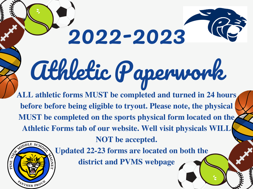 2022-2023 Athletic Paperwork