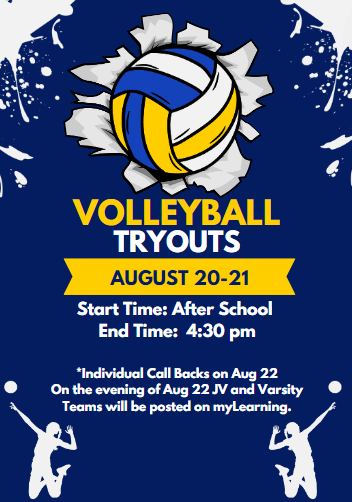 Volleyball Tryout Update