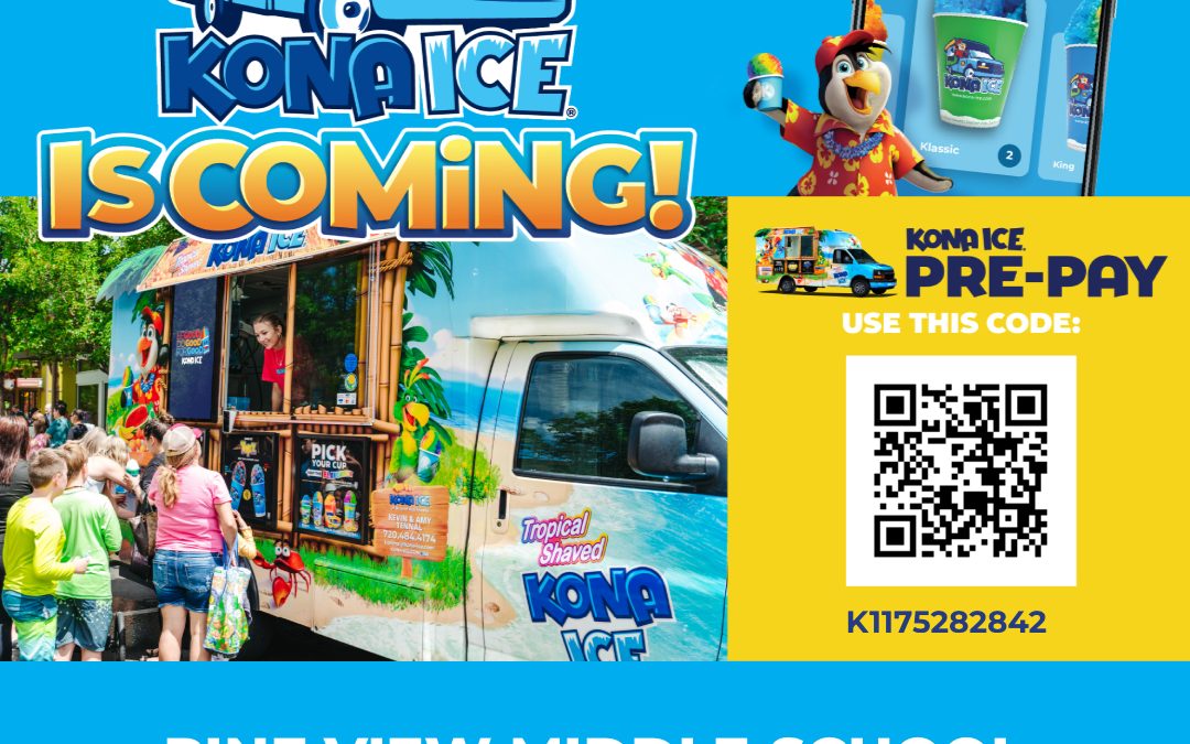 Pre-Pay Kona Ice for Friday 9/19!